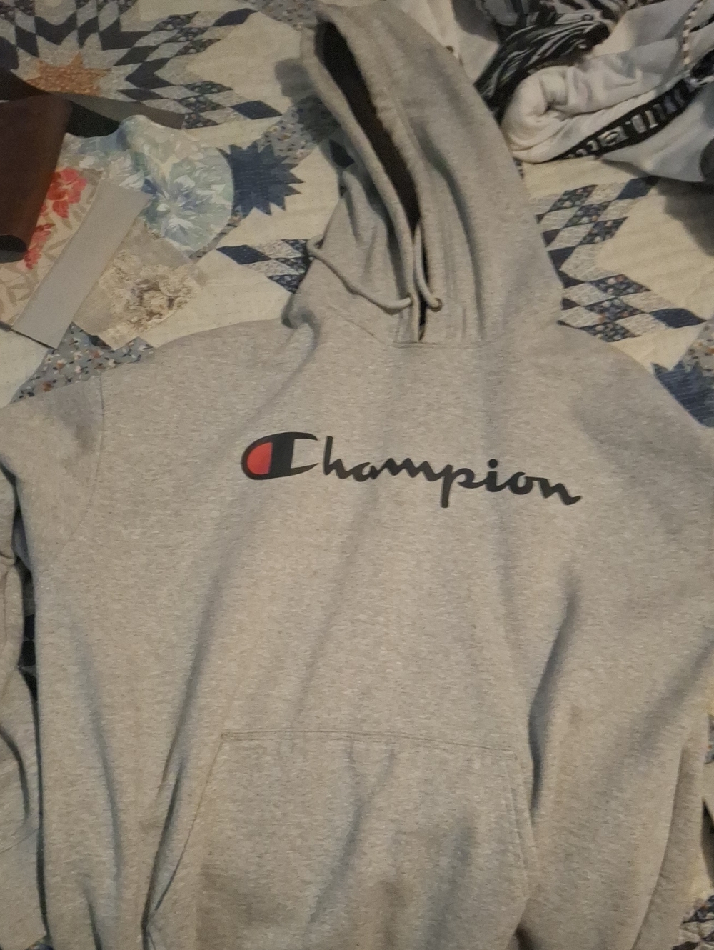 Mens Champion Grey Sweatshirt
